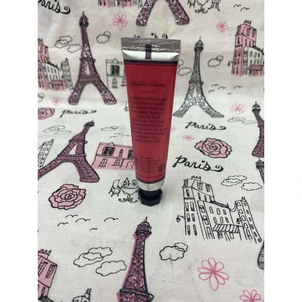 Josie Maran Argan Infinity Lip and Cheek Creamy Oil Endless Guava 0.5oz no box